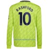 Camiseta de fútbol Manga Larga Manchester United Rashford 10 Tercera Equipación 2022-23 - Hombre